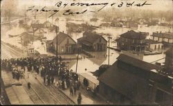 B4 Crossing & 3rd Street Looking East Postcard