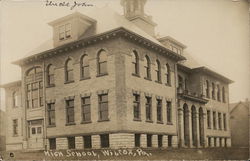 High School Wilcox, PA Postcard Postcard Postcard