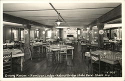 Hemlock Lodge, Dining Room - Natural Bridge State Park Slade, KY Postcard Postcard Postcard