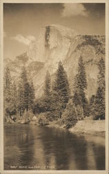 Half Dome and Merced River Yosemite, CA Yosemite National Park Postcard Postcard Postcard