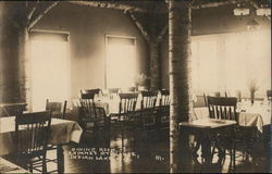 Dining Room, Chimney Mt. House Indian Lake, NY Postcard Postcard Postcard