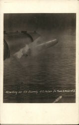 Torpedo Launching Military Postcard Postcard Postcard