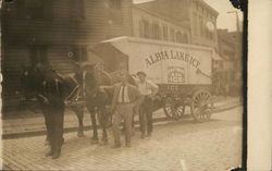 Albia Lake Ice Truck Postcard