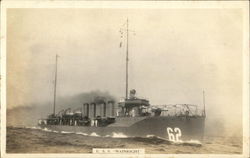 U.S.S. Wainright Postcard