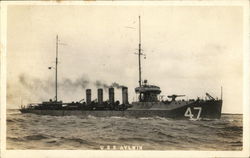 U.S.S. Aylwin Navy Postcard Postcard Postcard