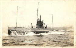 U.S.S. "K-1" Postcard