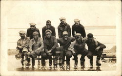 Some of the Noble Sixth After Coaling, USS Florida Postcard