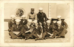 Gun Crew #3, USS Florida Navy Postcard Postcard Postcard