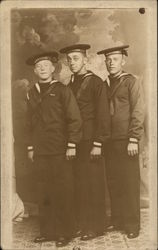 Sailors, USS Florida Navy Postcard Postcard Postcard