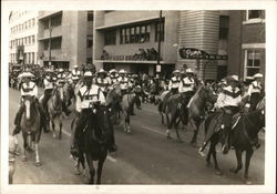 Parade on Horseback Postcard