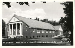 New St. Michael's R.C. Church - Front and Lincoln Streets Exeter, NH Postcard Postcard Postcard