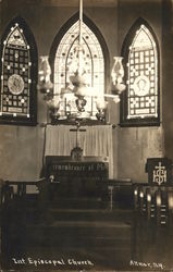 Episcopal Church - Interior Postcard