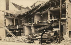 Collapsed Building Disasters Postcard Postcard Postcard