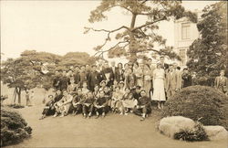 Snapshot of Group of People Postcard