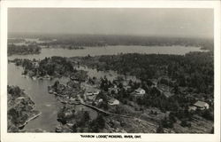 Rainbow Lodge, Pickerel River, Ont. Postcard