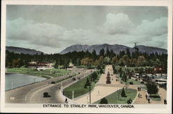 Entrance to Stanley Park Vancouver, BC Canada British Columbia Postcard Postcard Postcard