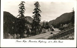 Scenic Hope Princeton Highway at 2 MIle Point Postcard