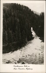 Simikameen Falls on Hope Princeton Highway Postcard