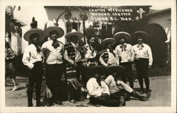 Charros Mexicanos Postcard