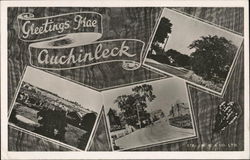 Greetings from Auchinleck Postcard