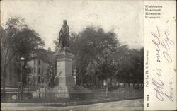 Washington Monument Milwaukee, WI Postcard Postcard Postcard