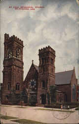 St. paul Episcopal Church Milwaukee, WI Postcard Postcard Postcard