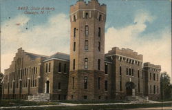 View of State Armory Oswego, NY Postcard Postcard Postcard