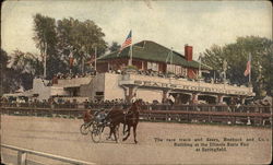 Race Track and Sears, Roebuck and Co.'s Building at Illinois State Fair Springfield, IL Postcard Postcard Postcard