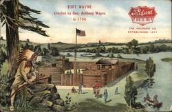 View of Fort Wayne Indiana Postcard Postcard Postcard