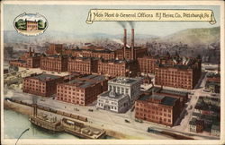 Main Plant & General Offices H.J. Heinz Co. Pittsburgh, PA Postcard Postcard Postcard