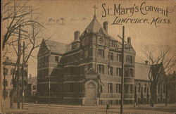 St. Mary's Convent Lawrence, MA Postcard Postcard Postcard