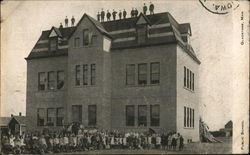 Public School Gladstone, MB Canada Manitoba Postcard Postcard Postcard