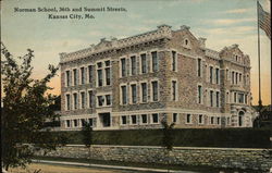 Norman School, 36th and Summit Streets Postcard