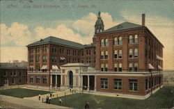 Live Stock Exchange St. Joseph, MO Postcard Postcard Postcard