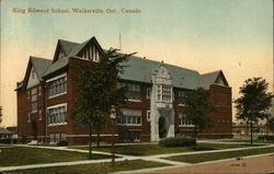 King Edward School Postcard