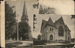 Knox and Methodist Churches Postcard