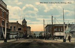 28th Street Looking North Postcard