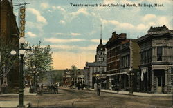 Twenty-seventh Street Looking North Postcard