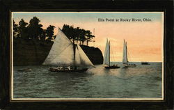 Ells Point at Rocky River Cleveland, OH Postcard Postcard Postcard