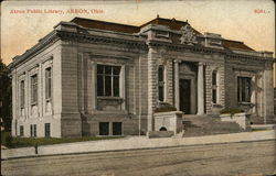 Public Library Building Akron, OH Postcard Postcard Postcard