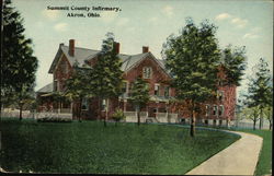 Summit County Infirmary Postcard