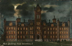 Main Building, O.S.U. Columbus Postcard