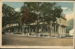 The Worden Lake George, NY Postcard Postcard Postcard