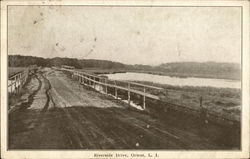 Riverside Drive, Long Island Postcard