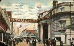 Bowery, Coney Island Postcard