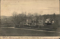 The Home of Senator F. C. Stevens Attica, NY Postcard Postcard Postcard