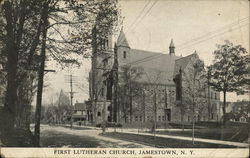 First Lutheran Church Postcard