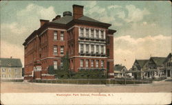 Washington Park School Postcard