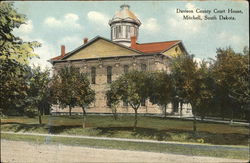 Davison County Court House Postcard