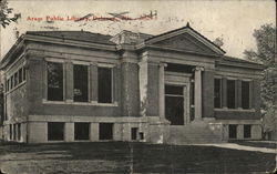 Aram Public Library Postcard